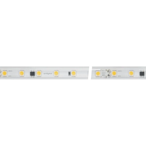 Светодиодная лента ARL-10000PV-5060-54-230V White6000 (15mm, 8W, IP65) (Arlight, 8 Вт/м, IP65) фото 2