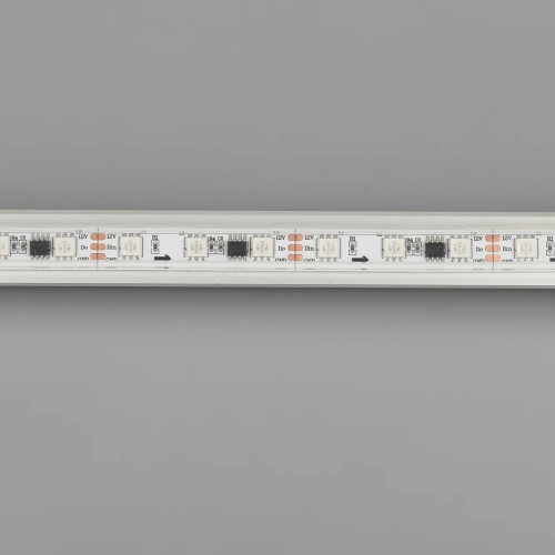 Светодиодная лента SPI-5000P-5060-60 12V Cx3 RGB (12mm, 14.4W/m, IP66) (Arlight, Закрытый, IP66) фото 3